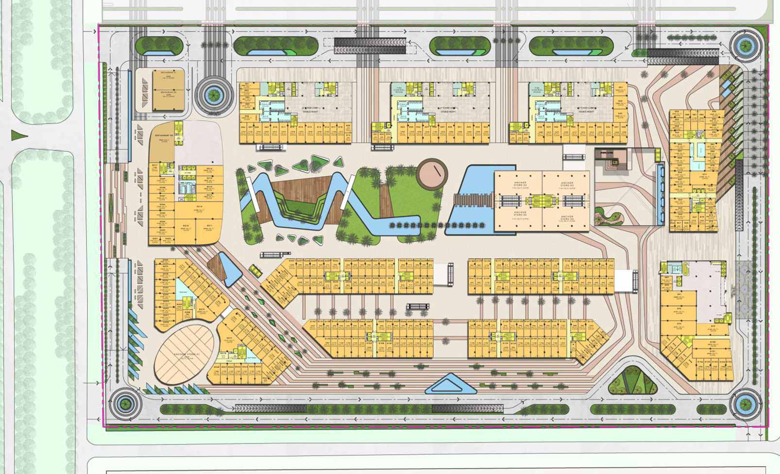 Golden Grande Site Plan
